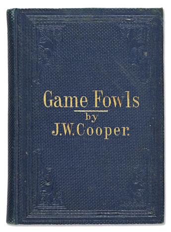 (SPORTS--COCKFIGHTING.) J.W. Cooper. A Treatise on Cocking, Giving a History of the Various Breeds of Imported and American Game Fowls.